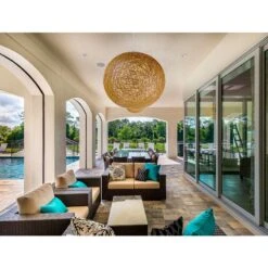 Maxim Bali 19" Wide Ball Globe Modern Pendant Light