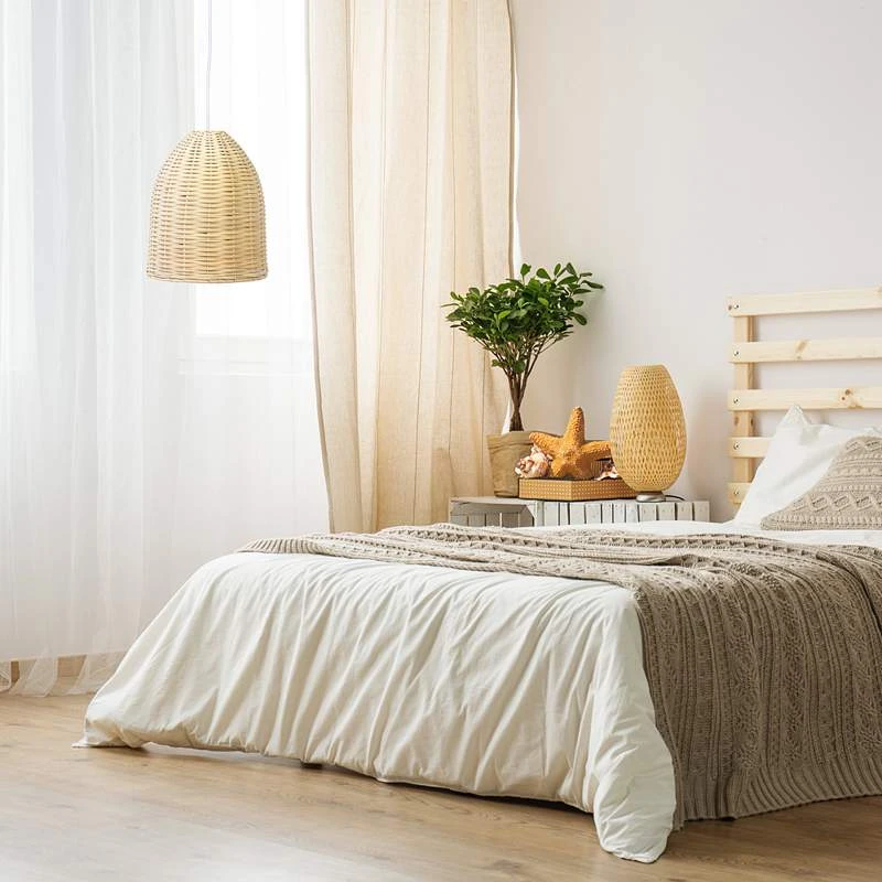 Landia 10" Wide White Natural Dome Mini Pendant 3 Landia 10" Wide White Natural Dome Mini Pendant