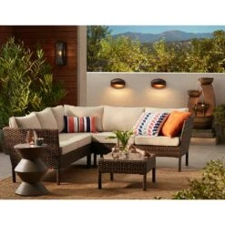 Four Bowl 41 1/2" High LED Cascading Floor Fountain