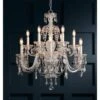 Schonbek Sterling 29" Wide Heritage Crystal 12-Light Chandelier