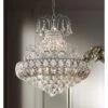 Calylah 21 1/2" Wide Chrome And Crystal Chandelier 1 Calylah 21 1/2" Wide Chrome And Crystal Chandelier -Golden Lighting Shop 201217 traditional chandeliers 56n57 h1