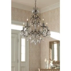James R. Moder Sierra 20" Wide Antique Brass Chandelier