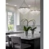 Calypso 24" Wide Polished Chrome And Crystal Chandelier -Golden Lighting Shop 7f895scene
