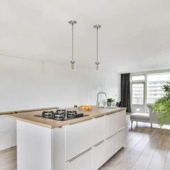 Studio Loft 5 3/4" Wide Brushed Nickel Mini Pendant