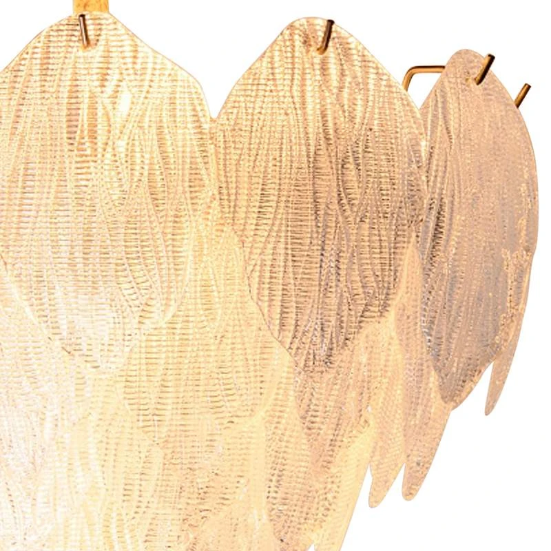 Acanthus 20" Wide Distressed Gold Metal Pendant Light 6 Acanthus 20" Wide Distressed Gold Metal Pendant Light - Image 4