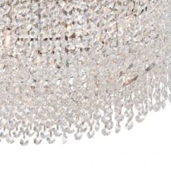 Adali Curve 25 1/2" Wide Clear Crystal Pendant Chandelier -Golden Lighting Shop adali curve 25 and one half inch wide clear crystal pendant chandelier y2425views1