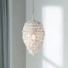 Aisling 10" Wide Polished Nickel And Crystal Mini Pendant -Golden Lighting Shop aisling 10 inch wide polished nickel and crystal mini pendant 87y85cropped