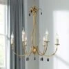Alexis 23" Wide Antique Brass Metal 6-Light Chandelier -Golden Lighting Shop alexis 23 inch wide antique brass metal 6 light chandelier 91t49cropped