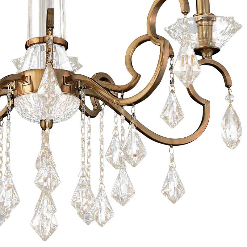 Allegri Valencia 26" Wide Champagne Gold 5-Light Chandelier 5 Allegri Valencia 26" Wide Champagne Gold 5-Light Chandelier - Image 3