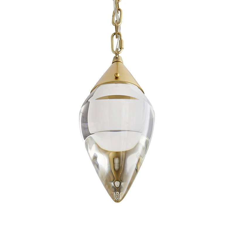 Arteriors Home Berkley 6" Wide Antique Brass LED Mini Pendant Light 4 Arteriors Home Berkley 6" Wide Antique Brass LED Mini Pendant Light - Image 2