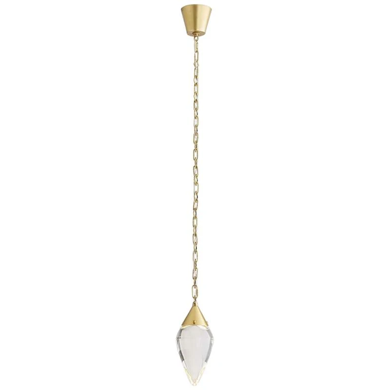 Arteriors Home Berkley 6" Wide Antique Brass LED Mini Pendant Light 7 Arteriors Home Berkley 6" Wide Antique Brass LED Mini Pendant Light - Image 5