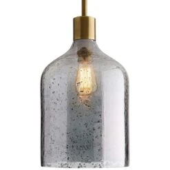 Arteriors Home Noreen 9 1/2" Wide Blue Smoke Mini Pendant Light