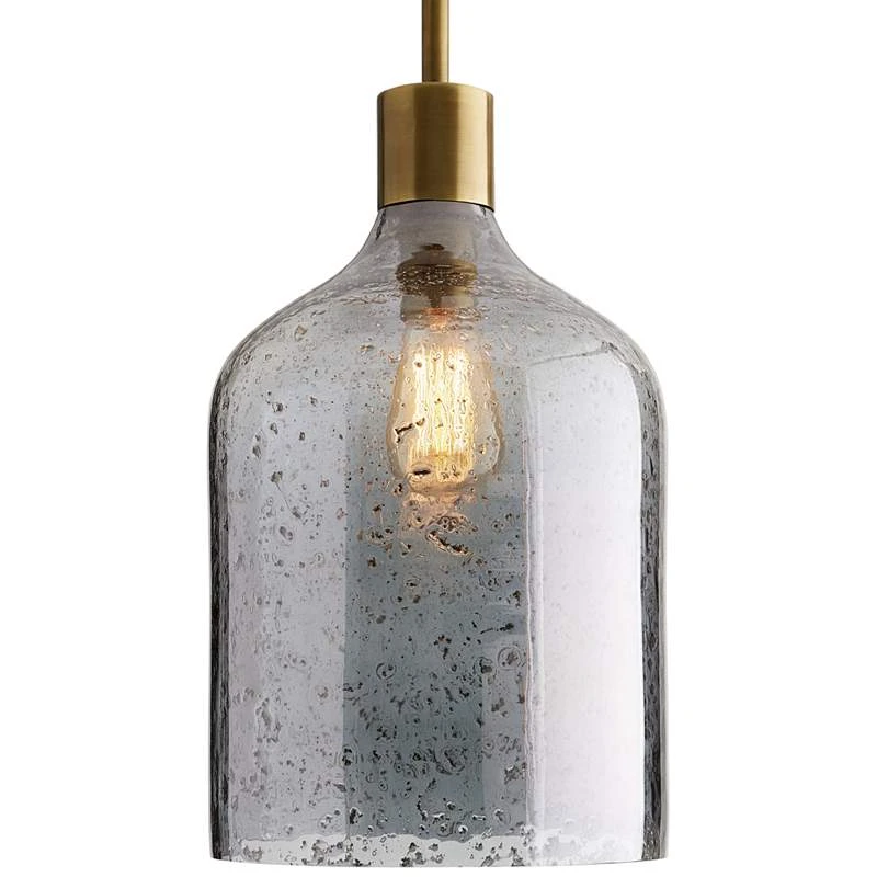 Arteriors Home Noreen 9 1/2" Wide Blue Smoke Mini Pendant Light 3 Arteriors Home Noreen 9 1/2" Wide Blue Smoke Mini Pendant Light