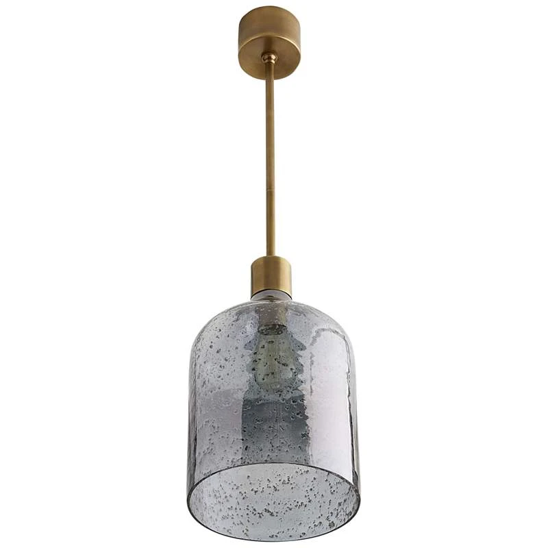 Arteriors Home Noreen 9 1/2" Wide Blue Smoke Mini Pendant Light 6 Arteriors Home Noreen 9 1/2" Wide Blue Smoke Mini Pendant Light - Image 4