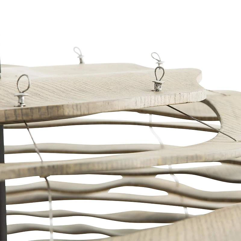 Arteriors Home Rook 24" Wide Natural Wood Pendant Light 6 Arteriors Home Rook 24" Wide Natural Wood Pendant Light - Image 4