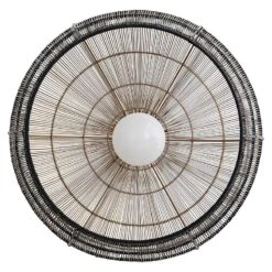 Arteriors Home Swami 22" Wide Natural And Black Ombre Pendant -Golden Lighting Shop arteriors home swami 22 inch wide natural and black ombre pendant 98d15views2