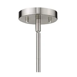 Ayra 12" Wide Brushed Nickel Mini Pendant Light With Blue Glass -Golden Lighting Shop ayra 12 inch wide brushed nickel mini pendant light with blue glass 96e79views2