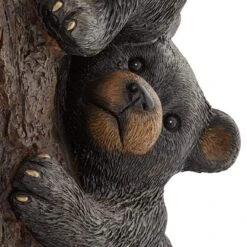 Bears On Log 28 1/2" High Rustic LED Bubbler Fountain -Golden Lighting Shop bears on log 28 and one half inch high rustic led bubbler fountain 79p95views2