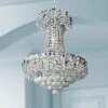 Belenus 18" Wide Traditional Chrome And Crystal Chandelier