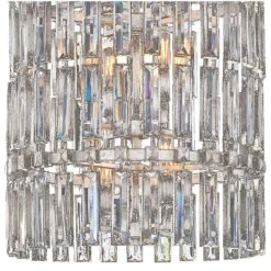 Belle Aurore 17"W Silver Leaf Crystal Foyer Pendant Light -Golden Lighting Shop belle aurore 17 inchw silver leaf crystal foyer pendant light 77m75views1