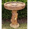 Birds Nest 24 1/2" High Relic Hi-Tone Outdoor Birdbath -Golden Lighting Shop birds nest 24 and one half inch high relic hi tone outdoor birdbath 027h6cropped