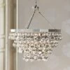 Bling 20 1/2" Wide Antique Polished Nickel Chandelier