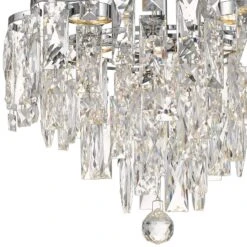 Bravado 15 3/4"W Polished Chrome LED Crystal Pendant Light -Golden Lighting Shop bravado 15 and three quarter inchw polished chrome led crystal pendant light 67t93views4