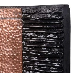 Brilliant Falls 48" High Hammered Copper LED Floor Fountain -Golden Lighting Shop brilliant falls 48 inch high hammered copper led floor fountain 66h98views2