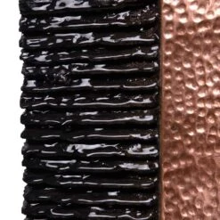 Brilliant Falls 48" High Hammered Copper LED Floor Fountain -Golden Lighting Shop brilliant falls 48 inch high hammered copper led floor fountain 66h98views4