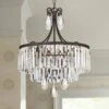 Bruini 20" Wide 4-Light Bronze And Crystal Chandelier 2 Bruini 20" Wide 4-Light Bronze And Crystal Chandelier -Golden Lighting Shop bruini 20 inch wide 4 light bronze and crystal chandelier 7f836cropped