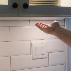 Brun 4 1/2"W White Slim LED Plug-In Puck Lights Set Of 3 12 Brun 4 1/2"W White Slim LED Plug-In Puck Lights Set Of 3 -Golden Lighting Shop brun 4 and one half inchw white slim led plug in puck lights set of 3 900h2views4