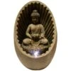 Alpine Buddha Sunburst 11"H Tabletop Zen Fountain With LED Light -Golden Lighting Shop buddha sunburst 11 inchh tabletop zen fountain with led light x3697