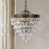 Calypso 12" Wide Crystal Vibrant Bronze Chandelier -Golden Lighting Shop calypso 12 inch wide crystal vibrant bronze chandelier 2c233cropped