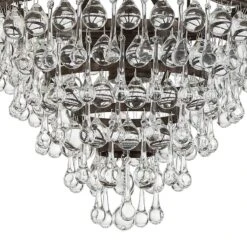 Calypso 12" Wide Crystal Vibrant Bronze Chandelier -Golden Lighting Shop calypso 12 inch wide crystal vibrant bronze chandelier 2c233views1