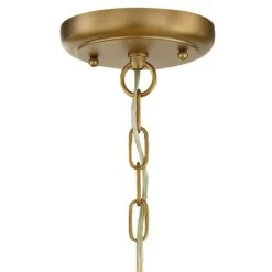 Calypso 12" Wide Vibrant Gold And Crystal Mini Chandelier -Golden Lighting Shop calypso 12 inch wide vibrant gold and crystal mini chandelier 56e50views2
