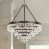 Calypso 20" Wide Crystal Vibrant Bronze Chandelier -Golden Lighting Shop calypso 20 inch wide crystal vibrant bronze chandelier 2c241cropped