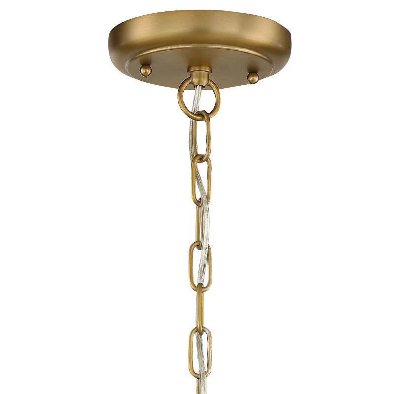 Calypso 7 1/2" Wide Vibrant Gold And Crystal Mini Chandelier 6 Calypso 7 1/2" Wide Vibrant Gold And Crystal Mini Chandelier - Image 4