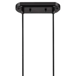 Golden Lighting Carver 35 1/2" Wide Matte Black Linear Pendant Light -Golden Lighting Shop carver 35 and one half inch wide matte black linear pendant light 128n0views2