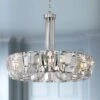Castle Aurora 33 1/4" Wide Polished Nickel Modern Crystal Chandelier -Golden Lighting Shop castle aurora 33 and one quarter inch wide polished nickel modern crystal chandelier 15f61cropped