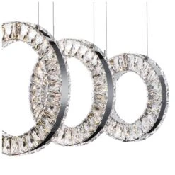 Charm 37 1/4" Wide Chrome LED Kitchen Island Light Pendant 8 Charm 37 1/4" Wide Chrome LED Kitchen Island Light Pendant -Golden Lighting Shop charm 37 and one quarter inch wide chrome led kitchen island light pendant 59h72views1