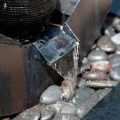 Circlet 27 1/2" High Spitter Bubbler Modern Fountain -Golden Lighting Shop circlet 27 and one half inch high spitter bubbler modern fountain 78e46views3