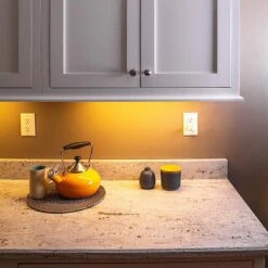 Citro2 16" Wide White Plug-In LED Under Cabinet Light -Golden Lighting Shop citro2 16 inch wide white plug in led under cabinet light 882h1views2