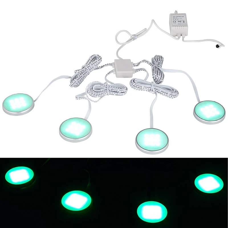 Color-Changing LED Puck Light Kit By 360 Lighting 4 Color-Changing LED Puck Light Kit By 360 Lighting - Image 2