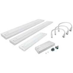 Complete LED Under Cabinet Light Kit With Hardwire Box