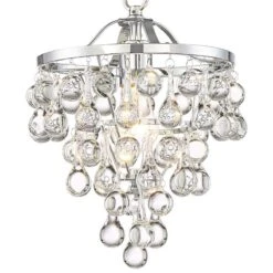 Conley 9 3/4" Wide Chrome And Clear Glass Mini Pendant 11 Conley 9 3/4" Wide Chrome And Clear Glass Mini Pendant -Golden Lighting Shop conley 9 and three quarter inch wide chrome and clear glass mini pendant 13w84views1