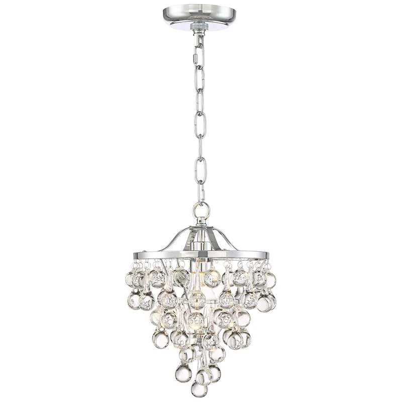 Conley 9 3/4" Wide Chrome And Clear Glass Mini Pendant 6 Conley 9 3/4" Wide Chrome And Clear Glass Mini Pendant - Image 4