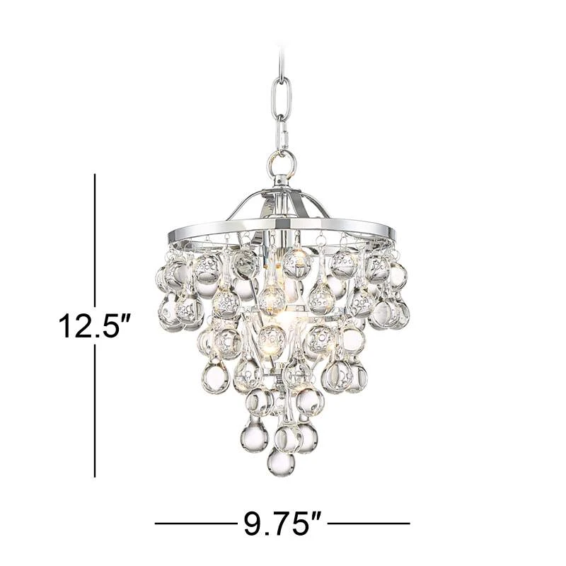 Conley 9 3/4" Wide Chrome And Clear Glass Mini Pendant 9 Conley 9 3/4" Wide Chrome And Clear Glass Mini Pendant - Image 7