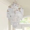 Corbett Mont Blanc 44 1/2" Wide Silver Leaf Pendant Light