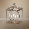 Country Estates 14 1/2" Wide Wood And Nickel 4-Light Pendant -Golden Lighting Shop country estates 14 and one half inch wide wood and nickel 4 light pendant 78j36cropped