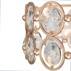 Crays 15" Wide Gold Crystal 3-Light Chandelier 10 Crays 15" Wide Gold Crystal 3-Light Chandelier -Golden Lighting Shop crays 15 inch wide gold crystal 3 light chandelier 218e3views1